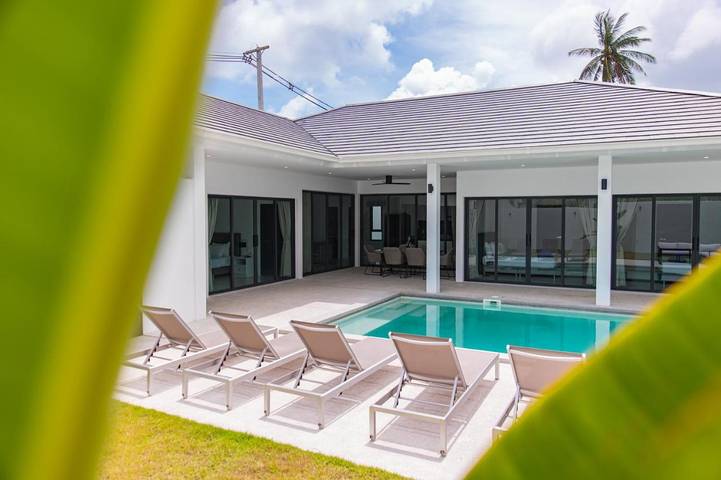 Villa mit pool für 6 Personen, mit Pool und Garten sowie Ausblick auf Koh Samui