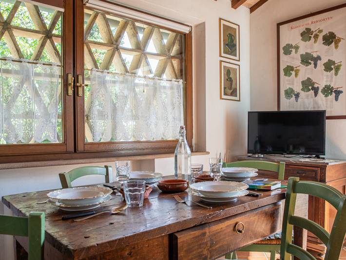 Location de vacances pour 4 personnes, avec jardin ainsi que terrasse et vue, animaux acceptés à Colle di Val d'Elsa - 4