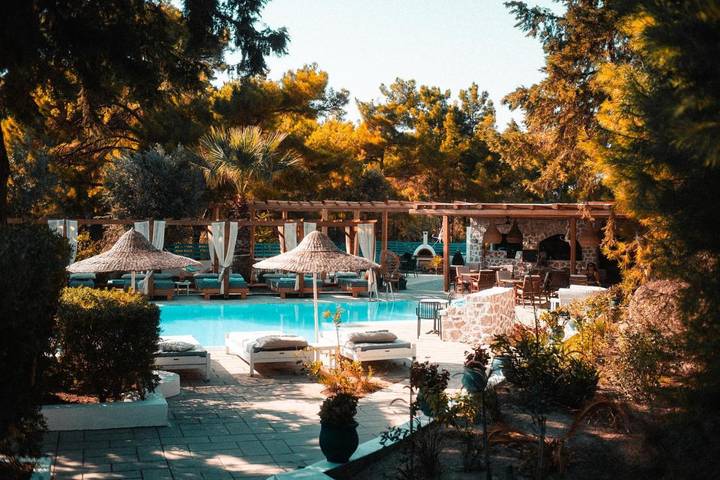 Hôtel pour 2 personnes, avec jardin ainsi que vue et piscine