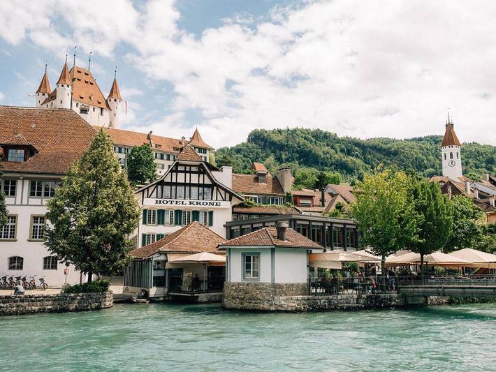 Hotel für 2 Personen, mit Terrasse in Thun