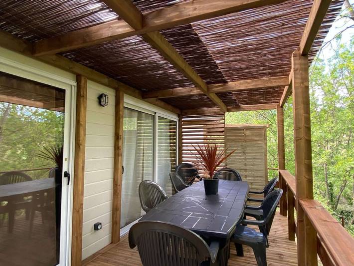 Chalet pour 6 personnes, avec terrasse et piscine - 1