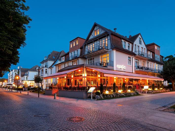 Hotel für 2 Personen, mit Balkon und Terrasse sowie Garten in Kühlungsborn