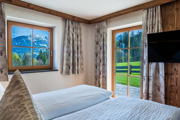 Hütte für 4 Personen, mit Balkon und Balkon/Terrasse, kinderfreundlich in Oberbayern - 4