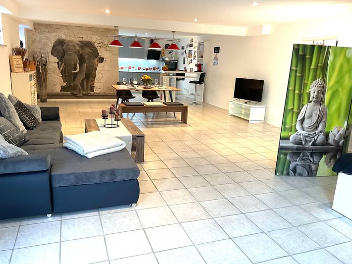 Ferienwohnung für 4 Personen, mit Garten