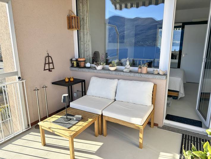 Ferienwohnung für 4 Personen, mit Balkon in Brissago - 2