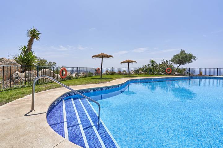 Casa "Paradiso Tropical" con vistas al mar, piscina compartida y Wi-Fi in Cerro Gordo, Almuñecar