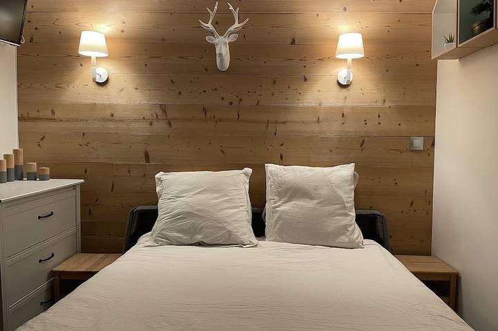 Appartement entier, Studio de Charme 4 pers avec balcon sud et vue montagnes in Morzine, Les Portes du Soleil