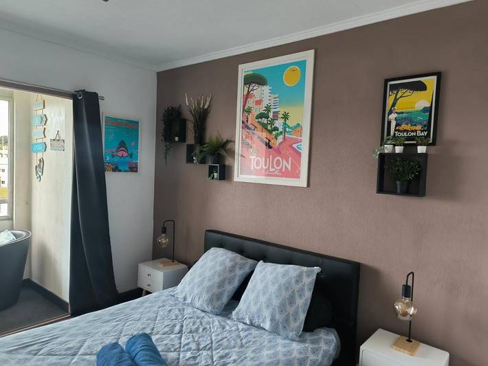 Gîte pour 3 personnes, avec vue et terrasse dans Le Mourillon - 2