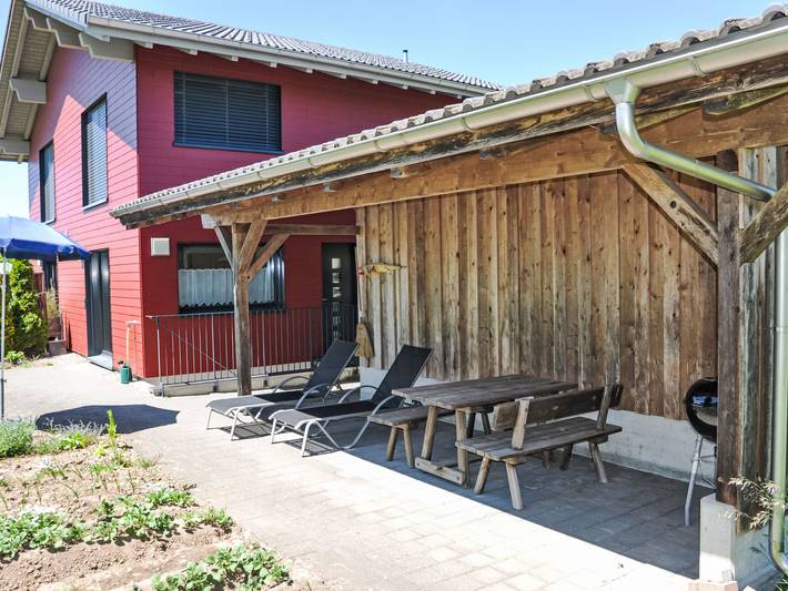 Ferienwohnung für 2 Personen, mit Terrasse und Ausblick