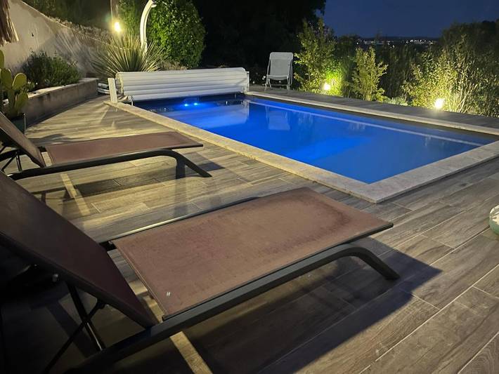 Villa pour 2 personnes, avec vue ainsi que piscine et jardin à Alès - 4