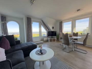 Ferienwohnung für 4 Personen, mit Sauna und Balkon in Elbe-Weser