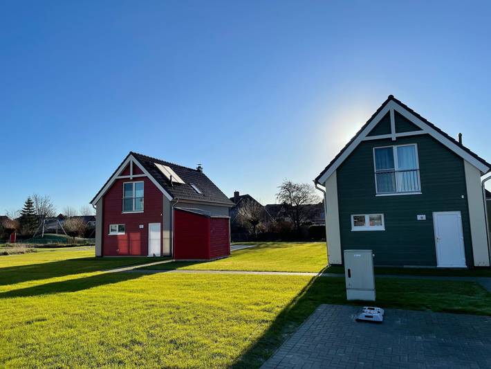Bungalow für 5 Personen, mit Terrasse und Garten sowie Sauna und Ausblick in Büsum
