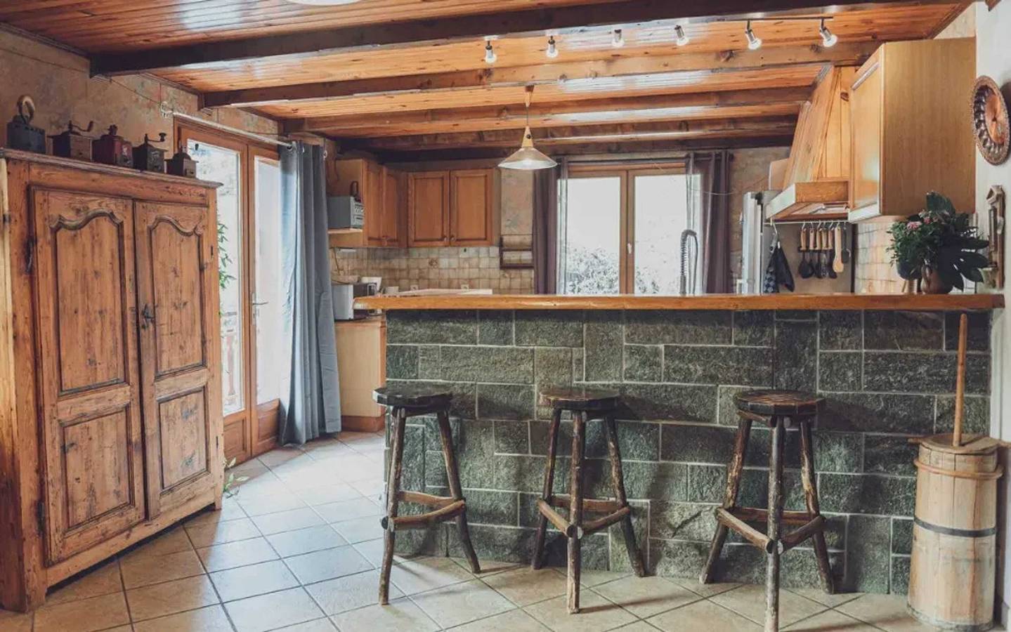 Gezellige woning met uitzicht op bergen in Villarembert, Saint-Jean-de-Maurienne regio