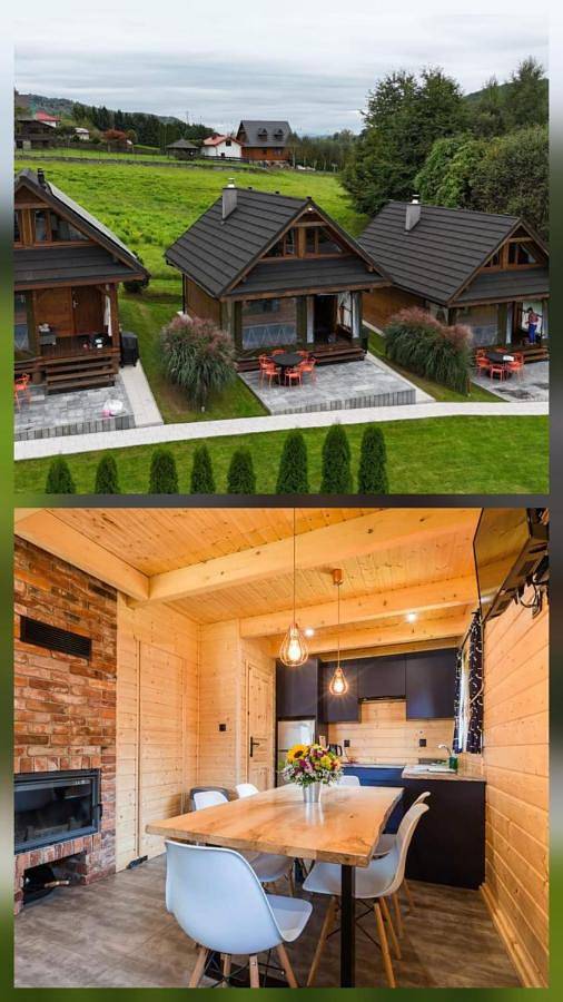 Domek letniskowy dla 8 osób, z ogród i widok oraz basen i widok na jezioro, zwierzęta dozwolone w Solina