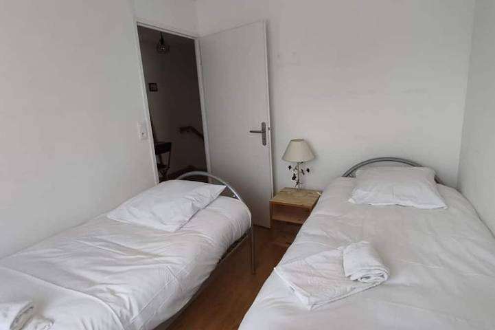 L'échappée - Charmantes Ferienhaus nur einen Steinwurf vom Strand mit Parkplatz und in Fort-Mahon-Plage, Abbeville und Umgebung