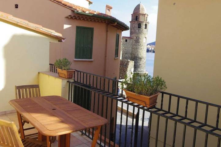 Location de vacances pour 4 personnes, avec jardin à Collioure