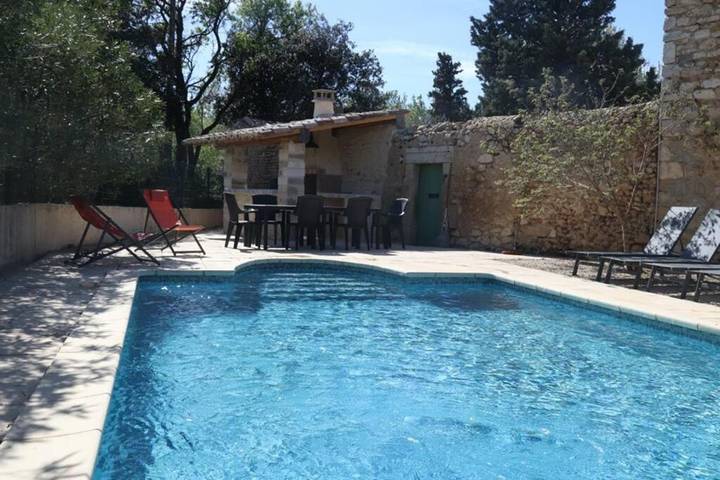 Maison de vacances pour 8 personnes, avec Terrasse ainsi que Jardin et Piscine