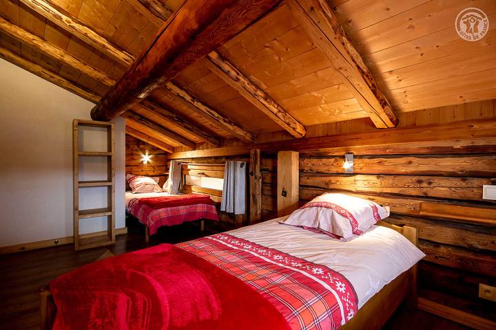Gîte pour 12 personnes, avec Balcon à Les Saisies
