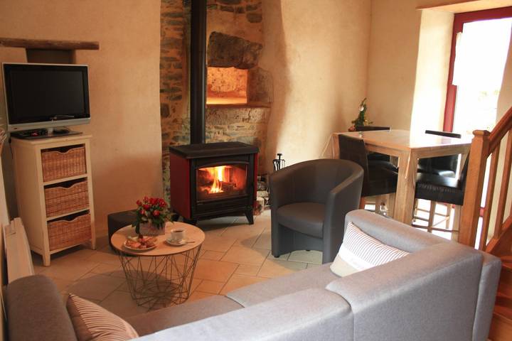 Gîte für 4 Personen, mit Whirlpool und Terrasse sowie Garten und Pool in Cotentin - 3