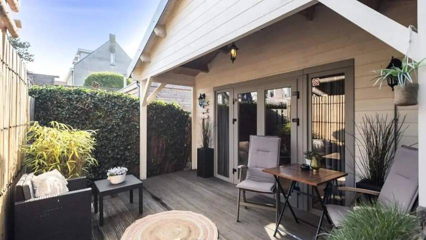 Hütte für 3 Personen, mit Terrasse und Garten in Zandvoort