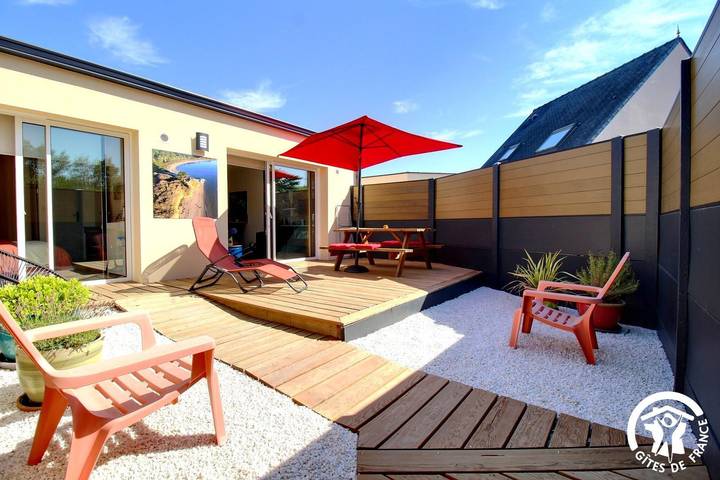 Gîte pour 2 personnes, avec Terrasse