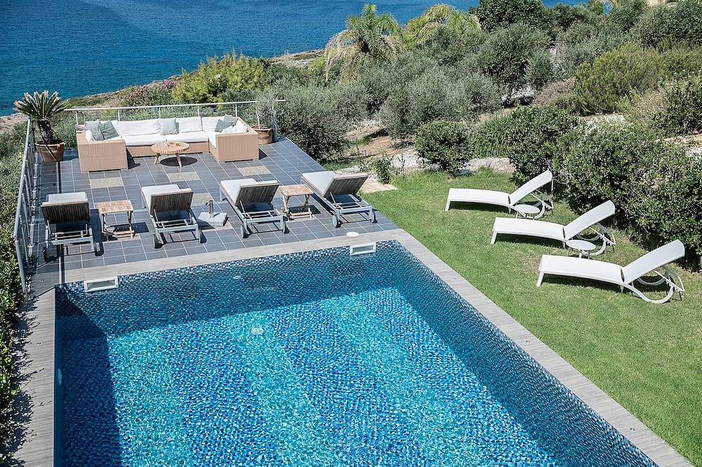Villa Emilia mit Meerblick in Chorafakia, Akrotiri (Chania)