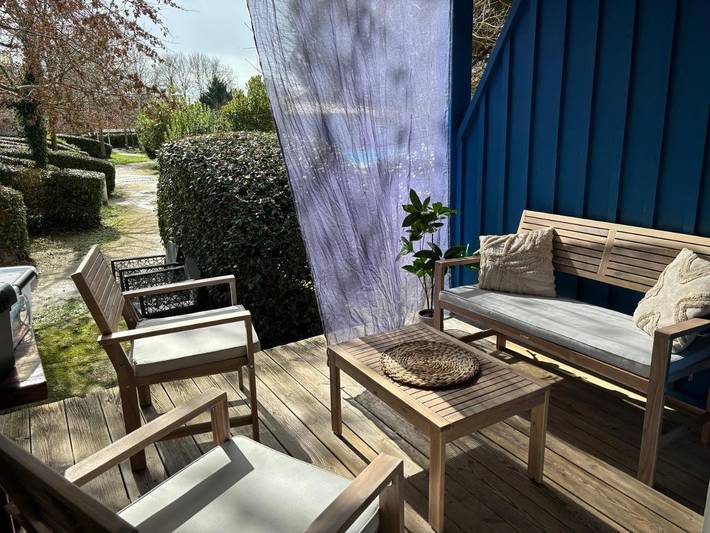 Gîte pour 4 personnes, avec piscine ainsi que vue et jardin, animaux acceptés à Le Teich - 2