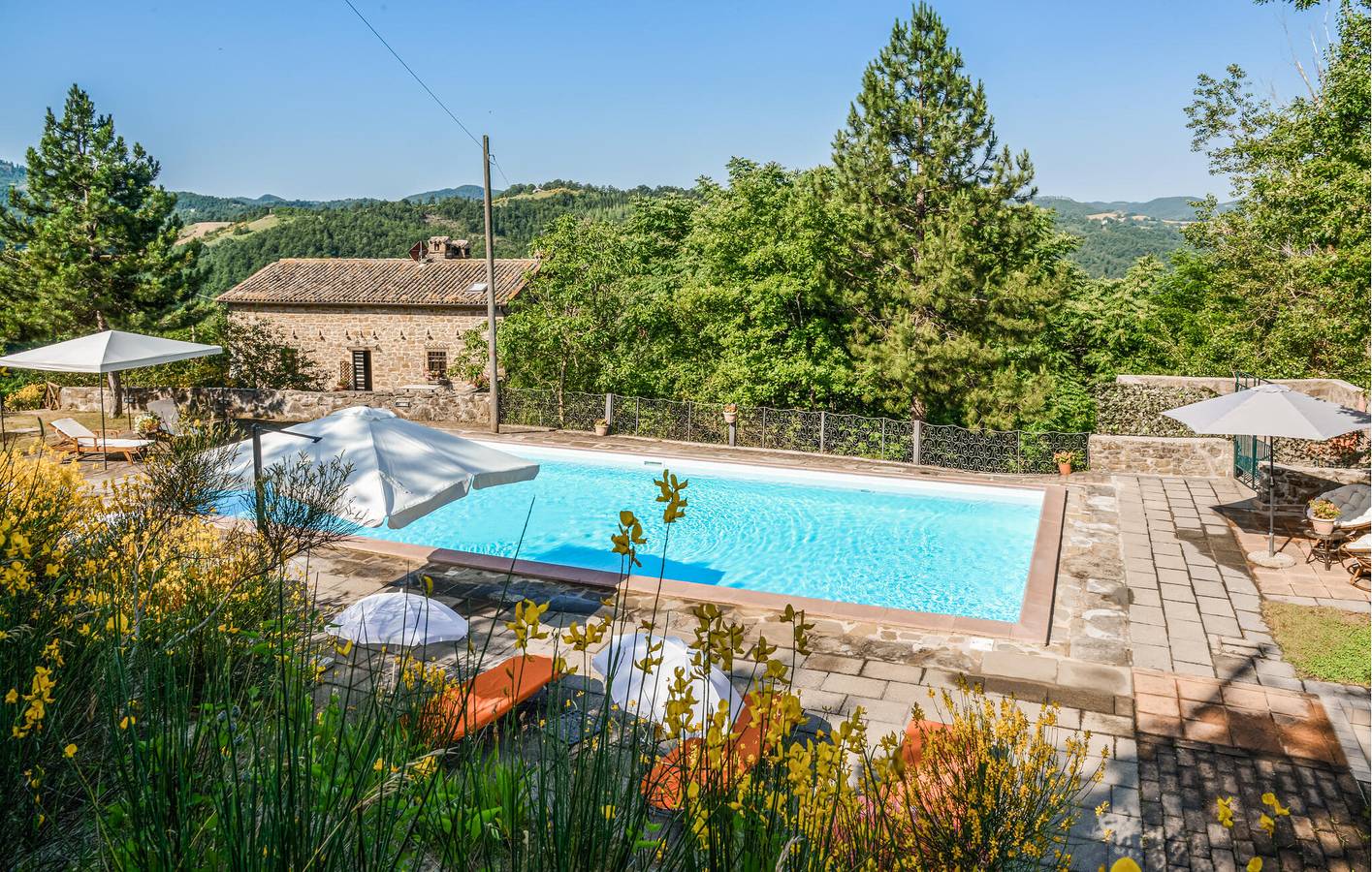 Ferienhaus für 10 Personen mit Terrasse in Apecchio, Valle del Metauro
