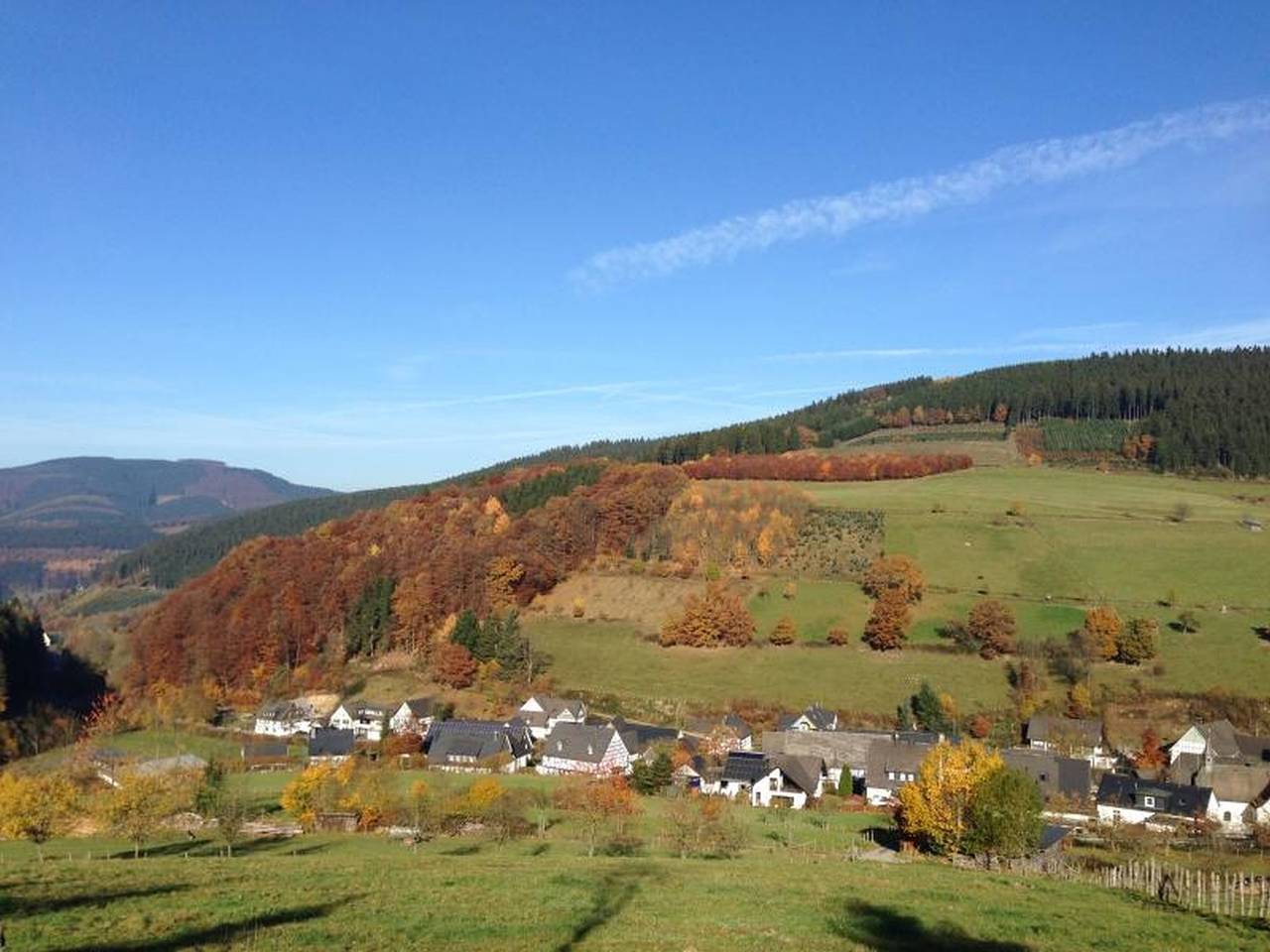 Ferienhof Heimes - Ferienwohnung 3 Kahle, 40qm, 1 Schlafzimmer, max. 4 Personen in Lennestadt, Sauerland