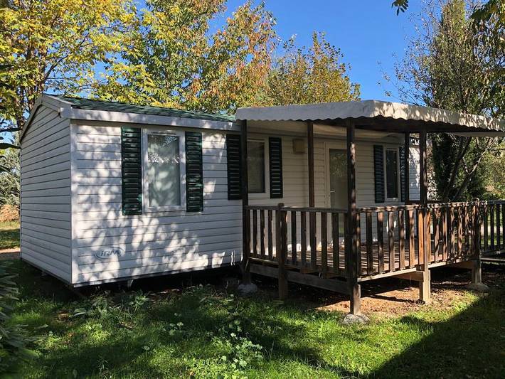 Camping Au Tylo Soleil - Mobilheim 6 personen - 37 Privilege Mobilheim Super Titania 3 29m² in Dauphin, Regionaler Naturpark Luberon