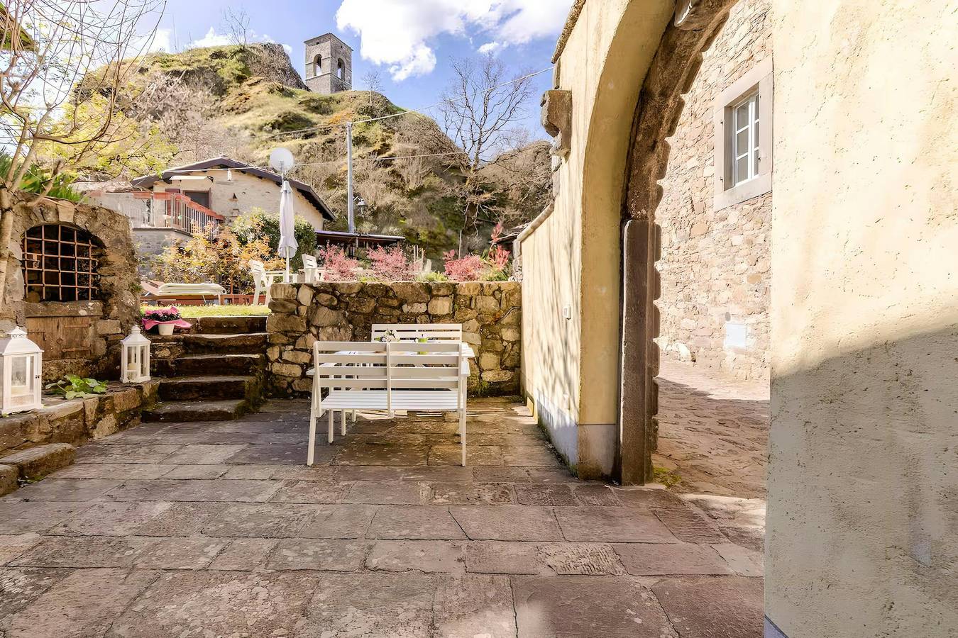 Steinhaus in den Hügeln der Garfagnana in San Romano in Garfagnana, Garfagnana