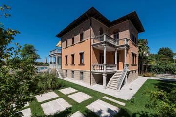 Ferienhaus mit Meerblick für 4 Personen, mit Garten und Ausblick sowie Sauna in Venedig Provinz
