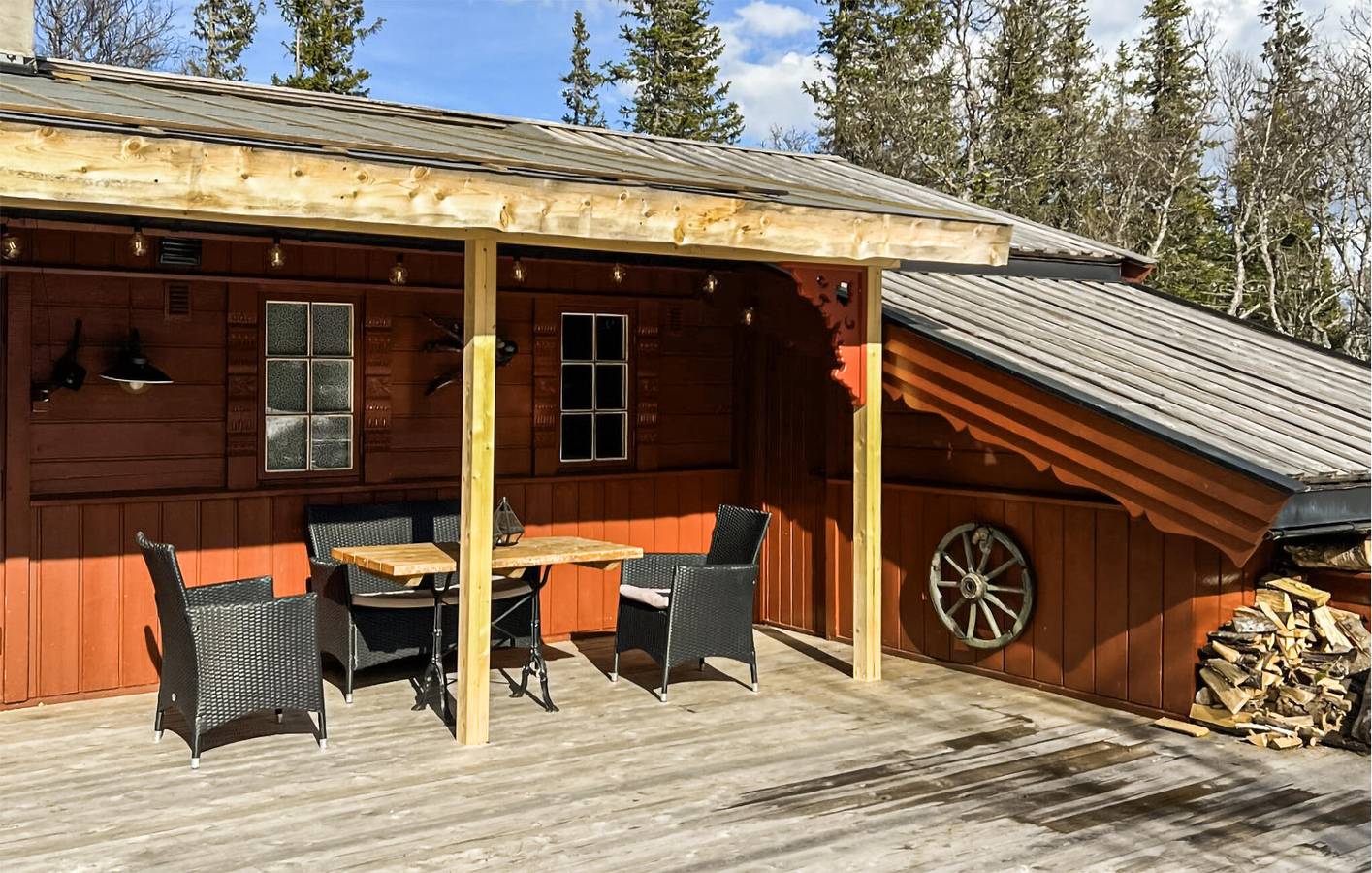 Ferienhaus für 8 Personen mit Sauna in Hjartdal