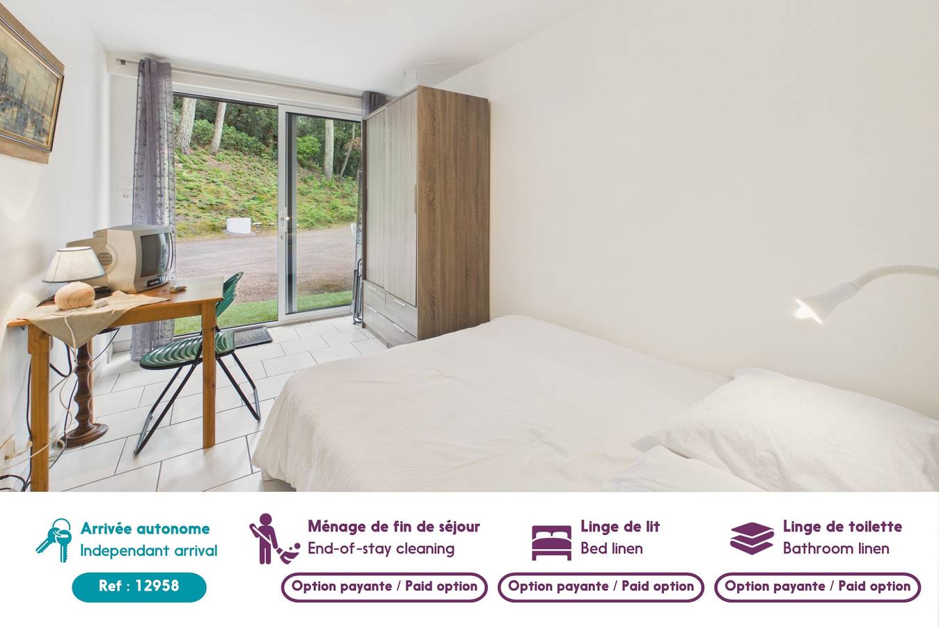 Apartamento entero, Plage à pied, appart pour 4 avec terrasse in Jard-sur-Mer, Vandea