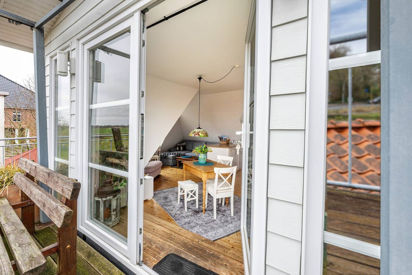 Ganze Wohnung, Ferienwohnung 'Weitblick' mit Dachterasse und Wi-Fi in Wesselburen, Nordseeküste