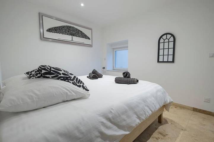 Ganze Wohnung, Apartment-King-Ensuite mit Bad-Gartenblick in Rasteau, Vaucluse