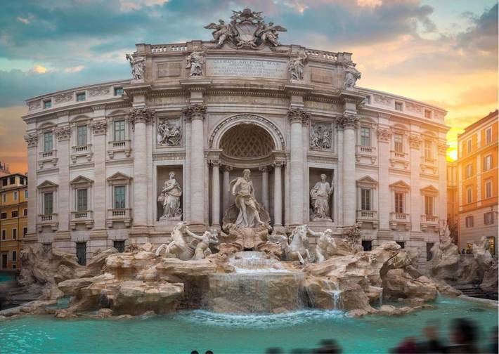 B&b per 3 persone, con panorama in Fontana di Trevi