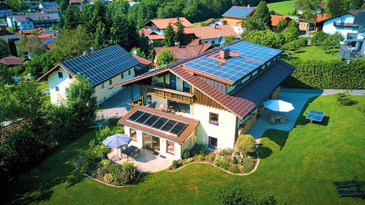 Ferienhaus Weps - Blaue Wohnung in Arnbruck, Baviera Oriental