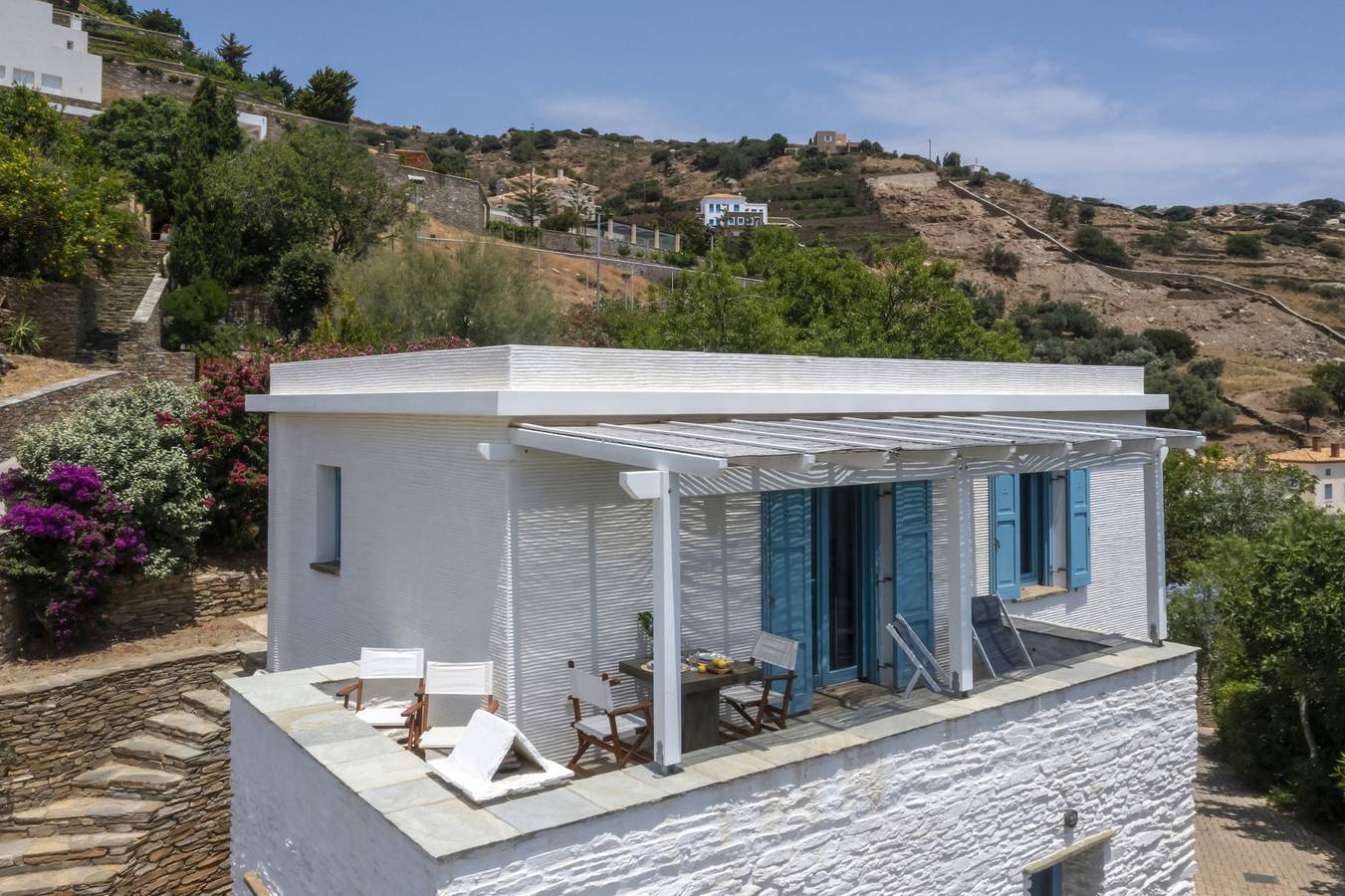 The White Villa in Andros