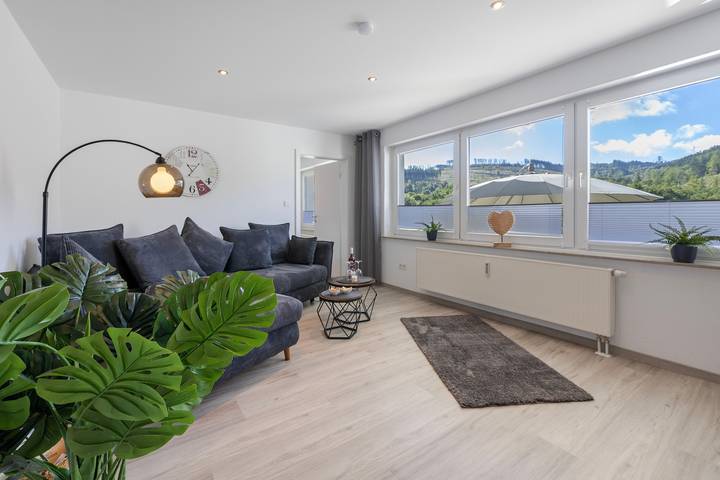 Ganze Wohnung, Apartment 'Bei Walli' mit privater Terrasse und Wlan in Kreis Olpe, Sauerland