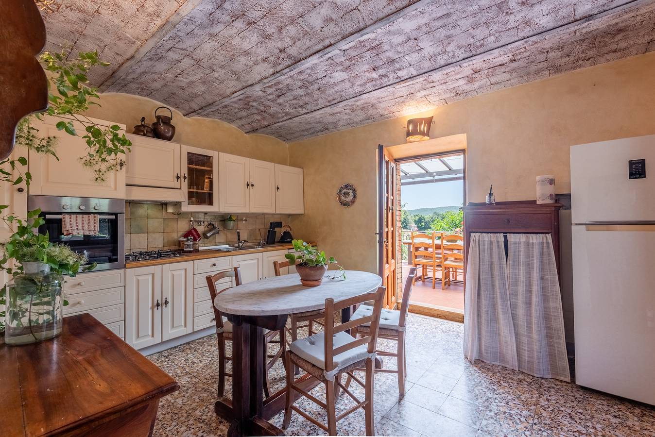Ferienhaus 'La Speranza' mit privater Terrasse, privatem Garten und Balkon in Chiusdino, Siena Provinz