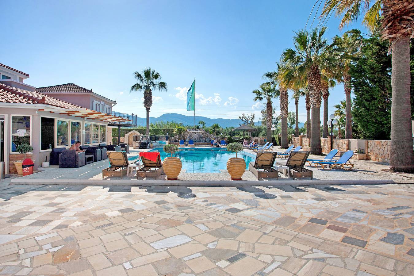 Hel studio-lejlighed, Paradise Zante Superior Studio 5 with Shared Pool & Wi-Fi in Laganas, Zákynthos