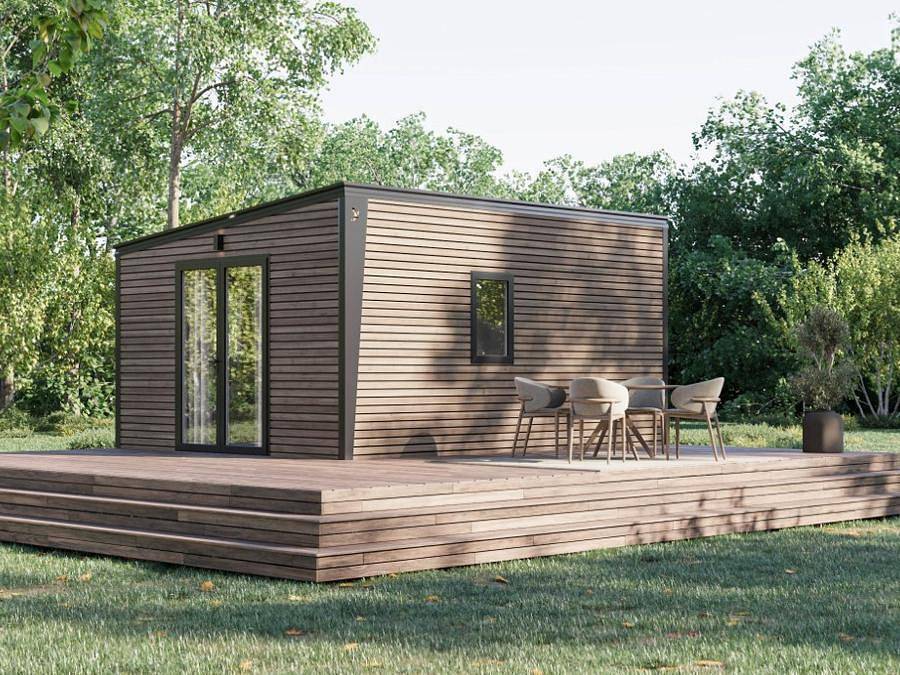 Camping de La Cascade - Mobilhome 2 personnes - Mobil-home P'tit Nest climatisé in Saint-Rome-de-Tarn, Parc naturel régional des Grands Causses