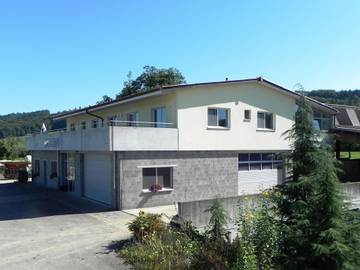 Ferienwohnung für 10 Personen, mit Seeblick und Balkon sowie Garten am Bodensee (Schweiz)