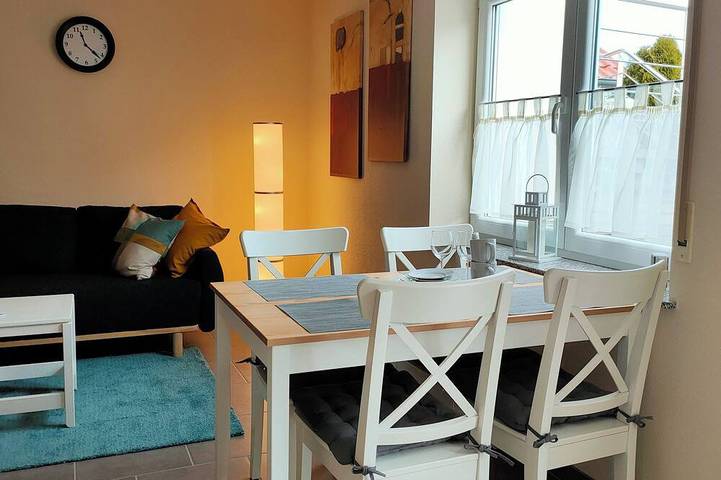 Ferienwohnung für 3 Personen, mit Terrasse und Garten