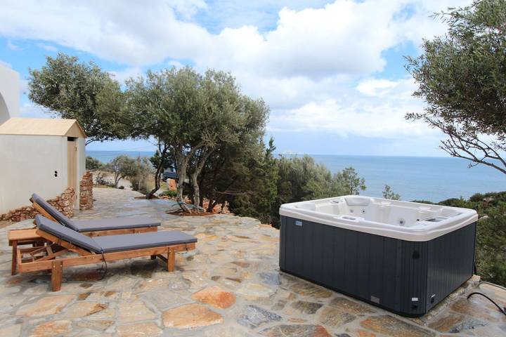 Villa für 5 Personen, mit Meerblick und Garten sowie Terrasse, mit Haustier auf Naxos - 3