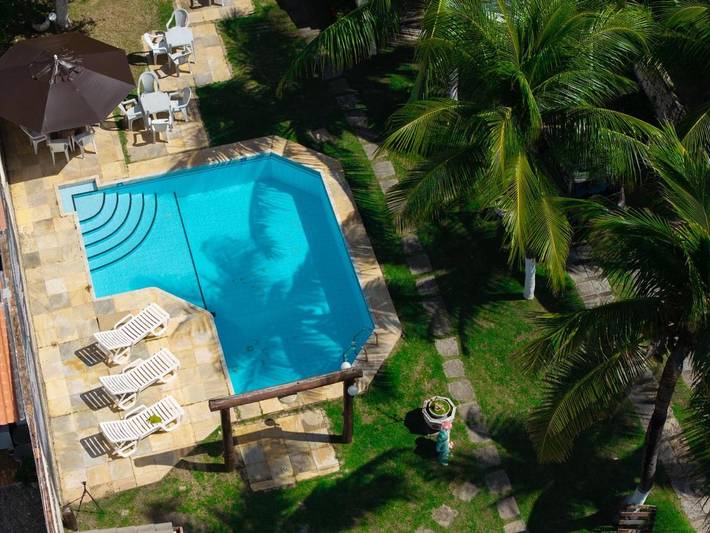 Casas e apartamentos de temporada para 2 pessoas, com jardim e piscina, com animais de estimação na Praia do Flamengo