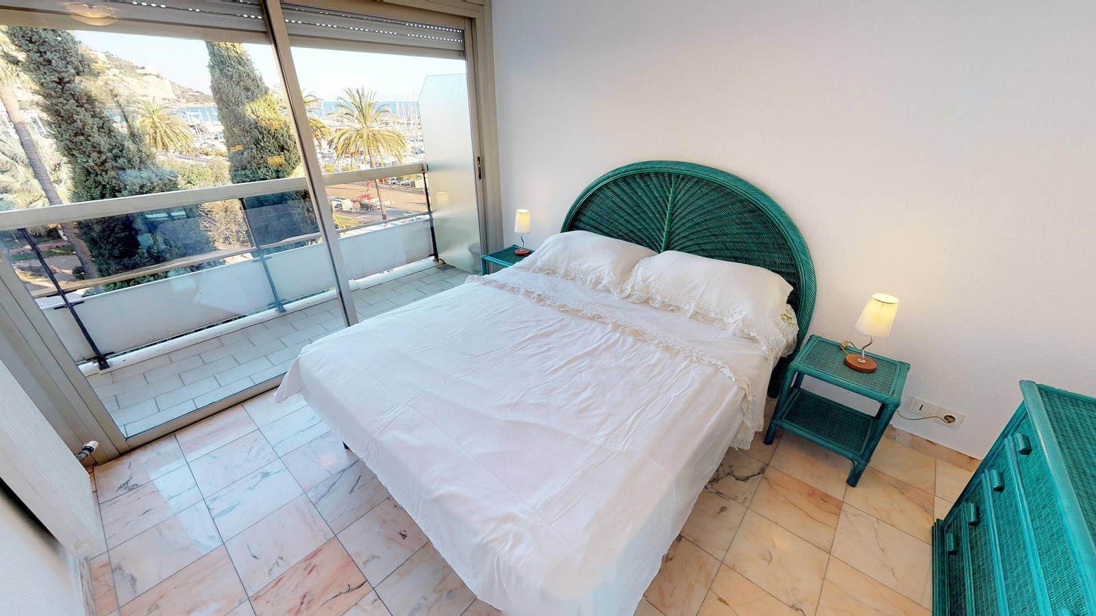 Appartement de vacances entier, Giotto - Grand 2P avec garage et terrasse aperçu mer in Menton, Région de Nice