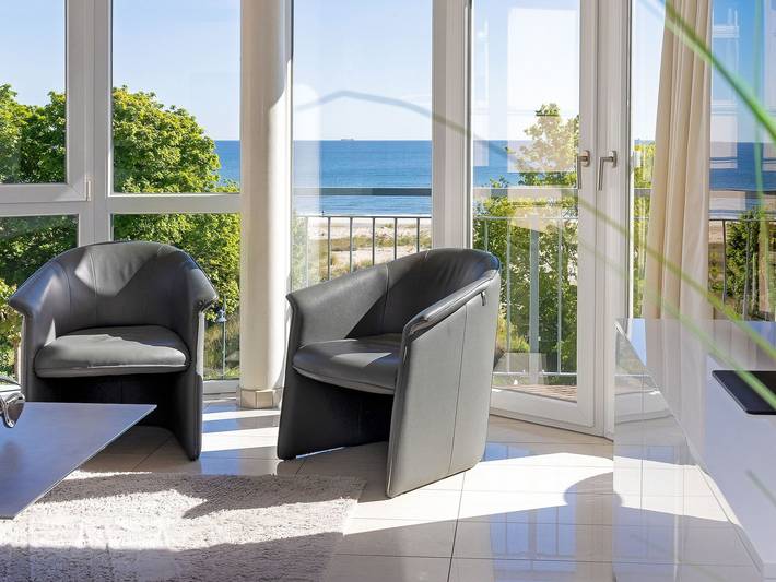 Ferienwohnung für 4 Personen, mit Balkon und Ausblick in Ahlbeck - 4