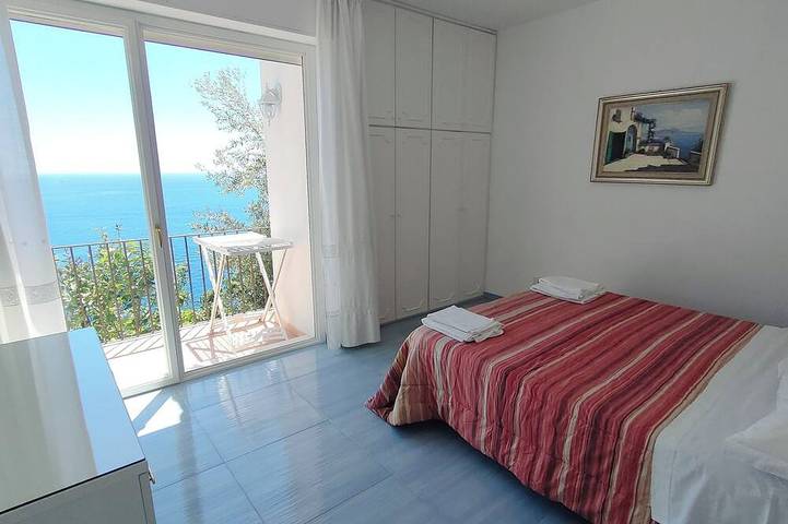 Villa mit spektakulärer Aussicht, in ruhiger Lage, sehr romantisch, in Spiaggia Fornillo, Positano